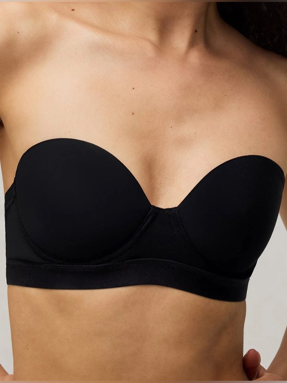 Pepper MVP Multiway Strapless Bra 36AA in Black